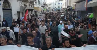 সরকারবিরোধী বিক্ষোভে উত্তাল তিউনিসিয়া